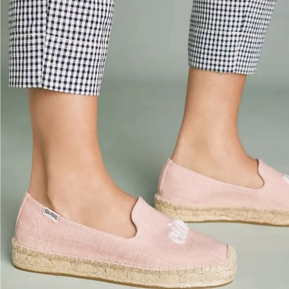 NWT (Missing Box!) Soludos Ciao Bella Platform Espadrille, Light Pink - Picture 2 of 11